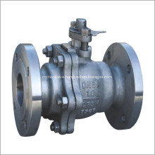 Bare Shaft Floating 2 PCS Casted Ball Valve